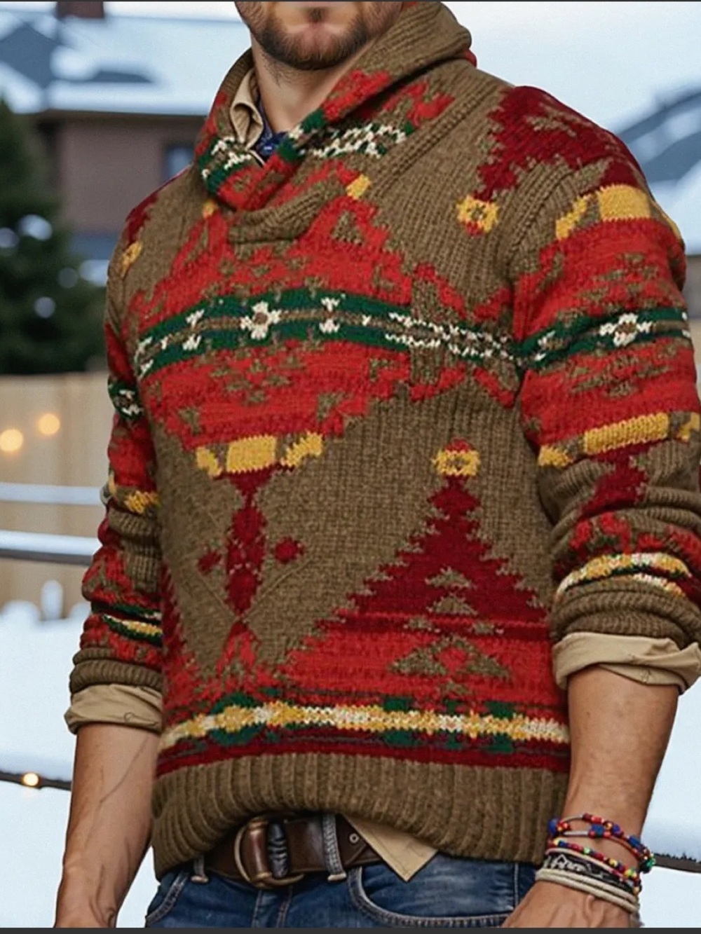 Ralph Lauren Aztec Sweater